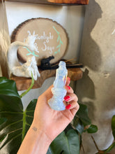 Load image into Gallery viewer, Opalite Mermaid Crystal Carving