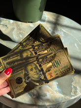 Load image into Gallery viewer, 100 Dollar Bill Replica Gold Bank Note