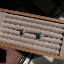 Load image into Gallery viewer, Larimar Silver and Platinum Ring From The Dominican Republic