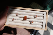 Load image into Gallery viewer, Lake Superior Agate Silver and Platinum Ring From USA Size 9