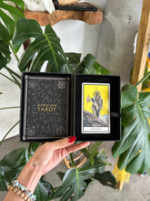 Load image into Gallery viewer, Tazama African American Tarot Deck with Guidebook - Modern Black Tarot Cards