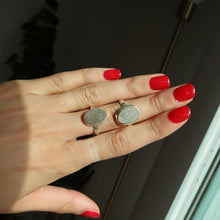 Load image into Gallery viewer, Meteor Silver and Platinum Ring From Sweden