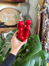 Load image into Gallery viewer, Red Female + Male Couples Candle