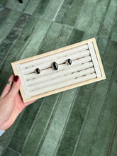 Load image into Gallery viewer, Psilomelane - Silver & Platinum Crystal Ring Size 5 USA Oval