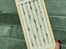 Load image into Gallery viewer, Natural Emerald Gold Filled Crystal Ring Size 6 From Colombia