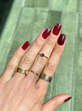 Load image into Gallery viewer, Iolite - Gold Filled Crystal Ring Size 8 India