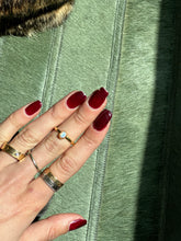 Load image into Gallery viewer, Australian Opal Gold Filled Crystal Ring Size 7 From Australia