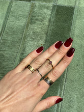 Load image into Gallery viewer, Pink Tourmaline Gold Filled Crystal Ring Size 8 From Brazil