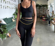 Load image into Gallery viewer, Confidence / Courage Waist Beads Spelled Beads - I am... (Yellow, White, and Iridescent)