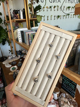 Load image into Gallery viewer, Meteorite Ring- Silver & Platinum Crystal Ring Size 8 Argentina