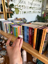 Load image into Gallery viewer, Meteorite Ring- Silver & Platinum Crystal Ring Size 10 Argentina