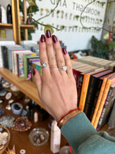 Load image into Gallery viewer, Meteorite Ring- Silver & Platinum Crystal Ring Size 9 Argentina