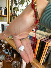 Load image into Gallery viewer, Lapis Ring- Silver & Platinum Crystal Ring Size 5 Afghanistan