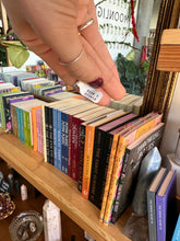 Load image into Gallery viewer, Blue Topaz Ring- Silver & Platinum Crystal Ring Size 5 Brazil