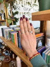 Load image into Gallery viewer, Opal Ring- Silver & Platinum Crystal Ring Size 11 Ethiopia