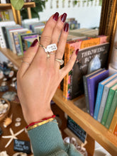 Load image into Gallery viewer, Opal Ring- Silver & Platinum Crystal Ring Size 11 Ethiopia