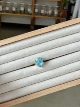 Load image into Gallery viewer, Larimar Silver & Platinum Crystal Ring Size 5 from Dominican Republic