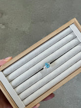 Load image into Gallery viewer, Larimar Silver & Platinum Crystal Ring Size 6 from Dominican Republic