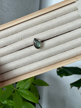 Load image into Gallery viewer, Labradorite Silver & Platinum Crystal Ring Size 5 from Madagascar