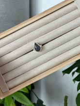 Load image into Gallery viewer, Blue Fire Labradorite Silver & Platinum Crystal Ring Size 5 from Canada