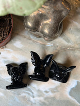Load image into Gallery viewer, Black Obsidian Gargoyle Crystal Carving