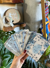 Load image into Gallery viewer, Divine Tea Time Inspiration Cards: Rituals and Blends to Soothe Your Soul 40 full-color cards, 16-page booklet, and wooden stand