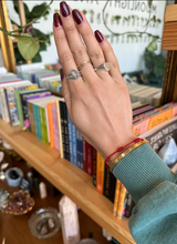 Load image into Gallery viewer, Blue Topaz Ring- Silver & Platinum Crystal Ring Size 10 Brazil