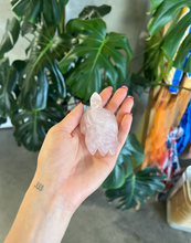 Load image into Gallery viewer, Rose Quartz Turtle Crystal Carving