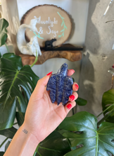 Load image into Gallery viewer, Sodalite Turtle Crystal Carving