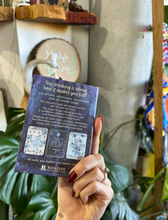 Load image into Gallery viewer, Divine Tea Time Inspiration Cards: Rituals and Blends to Soothe Your Soul 40 full-color cards, 16-page booklet, and wooden stand
