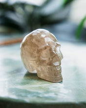 Load image into Gallery viewer, Medium Smokey Quartz Skull Crystal Carving