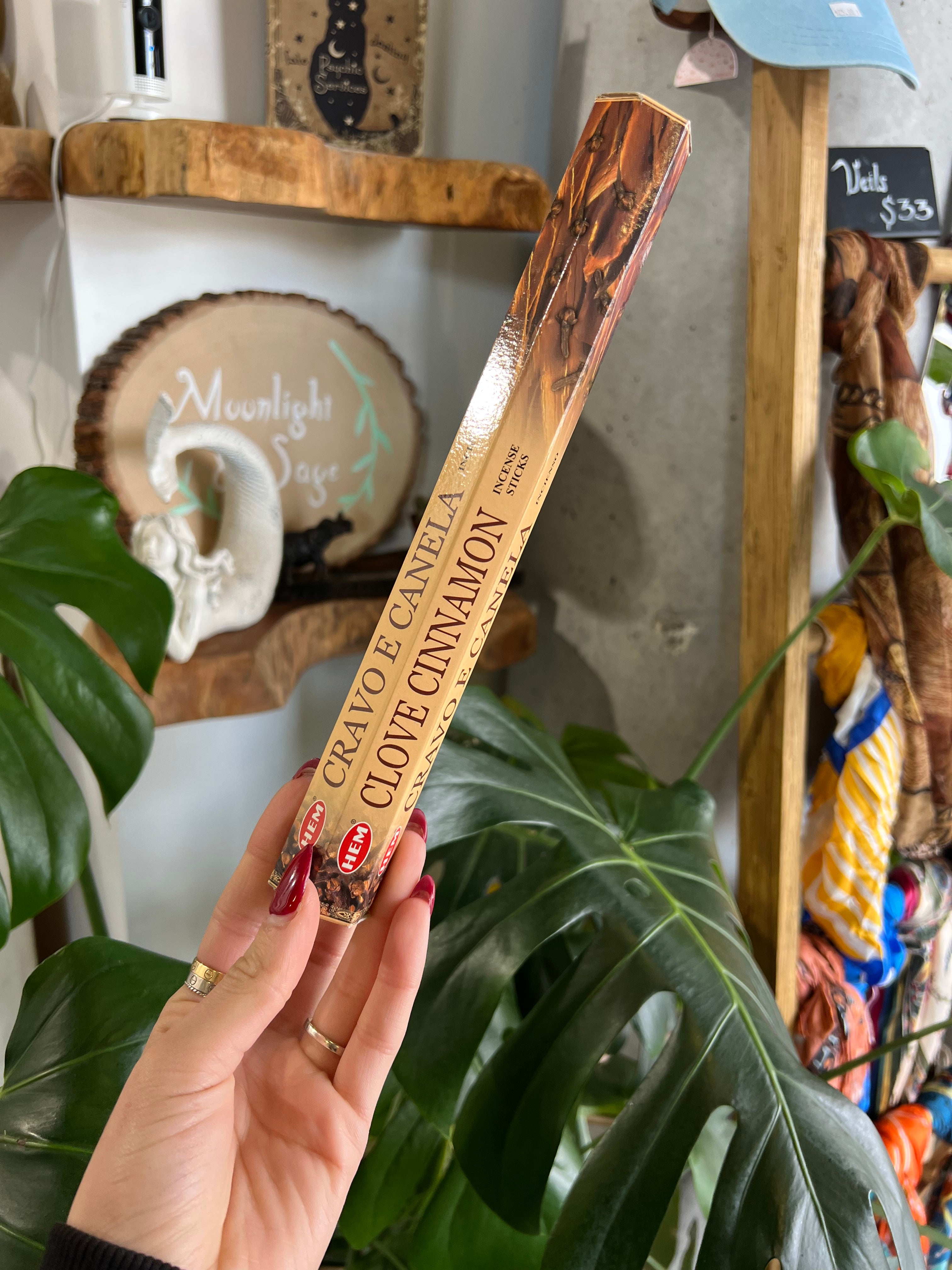 Clove Cinnamon Incense Sticks Moonlight And Sage Shop