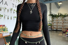 Load image into Gallery viewer, Custom Work - Spelled Waist Beads Into the Depths Siren Sea Spelled Beads (Custom Size)