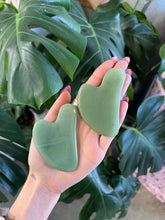 Load image into Gallery viewer, Green Adventurine Gua Sha Crystal Carving