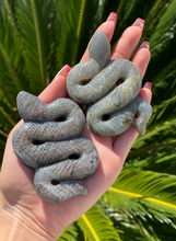 Load image into Gallery viewer, Labradorite Snake Crystal Carving - (LOW IN STOCK)