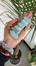 Load image into Gallery viewer, Aquamarine Crystal Towers Small
