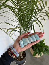 Load image into Gallery viewer, Aquamarine Crystal Towers Small