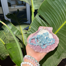 Load image into Gallery viewer, Aquamarine Crystal Chip Bracelet