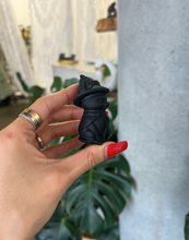 Load image into Gallery viewer, Black Obsidian Witchy Cat with a Hat Crystal Figurine - (LOW IN STOCK)
