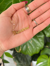 Load image into Gallery viewer, Aquarius Zodiac Necklace 14k Gold Filled / Plated