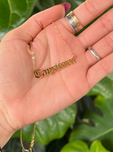Load image into Gallery viewer, Capricorn Zodiac Necklace 14k Gold Filled / Plated