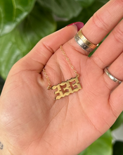 Load image into Gallery viewer, 333 Angel Number Necklace 14k Gold Filled / Plated