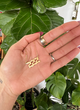 Load image into Gallery viewer, 222 Angel Number Necklace 14k Gold Filled / Plated
