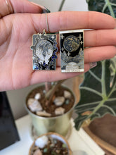 Load image into Gallery viewer, Moon Tarot Enamel Pin + Tarot Pin + Moon Pin + Witchy Pin