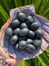 Load image into Gallery viewer, Shungite Tumbles + Shungite Crystal Tumble