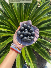 Load image into Gallery viewer, Shungite Tumbles + Shungite Crystal Tumble
