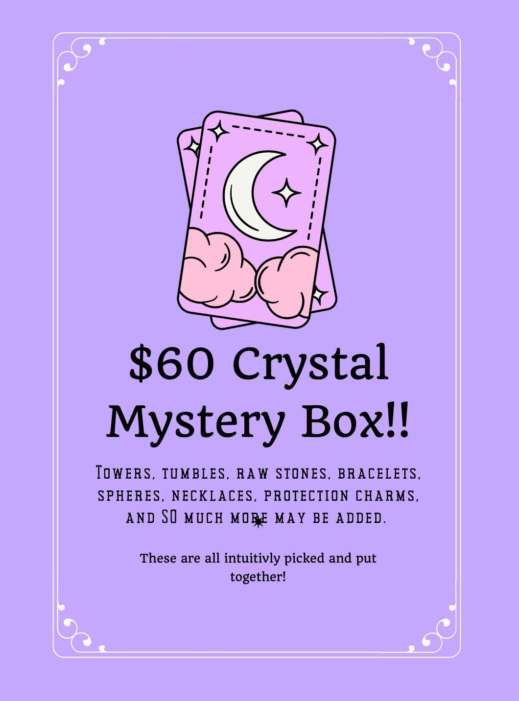 $60 Crystal Mystery Bag Medium / Crystal Mystery Box!!