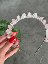 Load image into Gallery viewer, Rose Quartz Crystal Crown