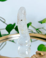 Clear Quartz Penis Crystal Carving