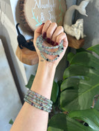 Fluorite  Crystal Bracelet - 6 mm